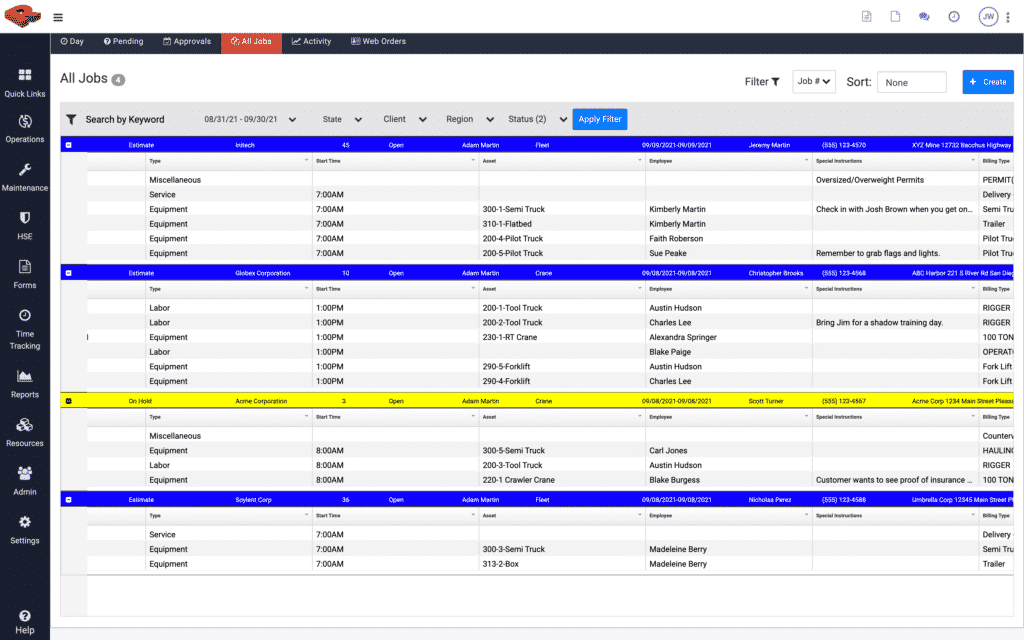 Redlist Sales Estimate Screenshot