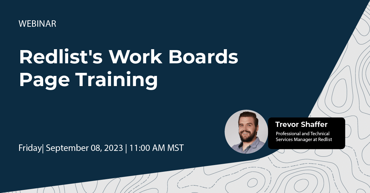 Redlist's Work Boards Page Training