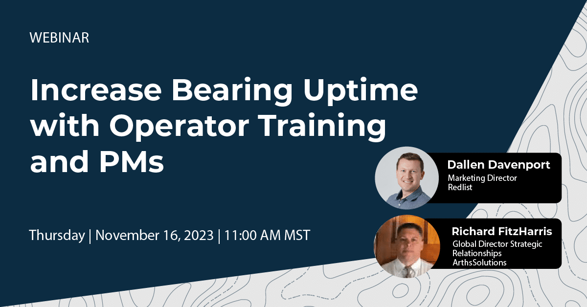 Increase Bearing Uptime with Operator Training and PMs