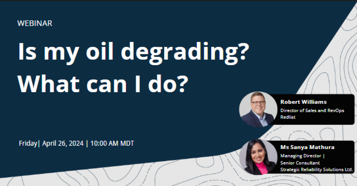 Is my oil degrading, what can I do?